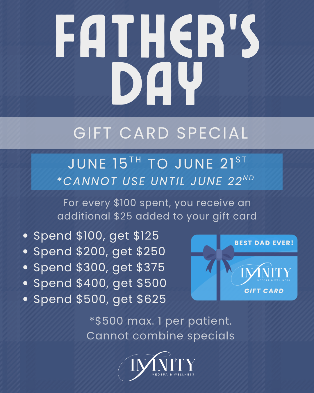 Fathers Day Gift Card Special 2026