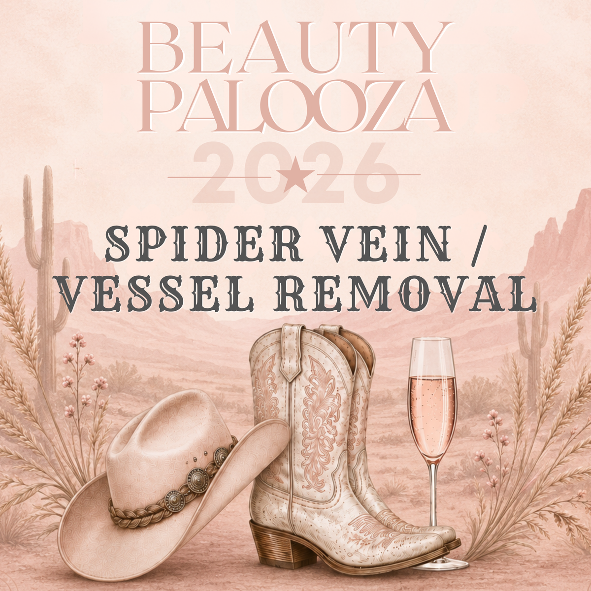 Vein/Vessel Removal Laser Treatment - Beauty Palooza 2026