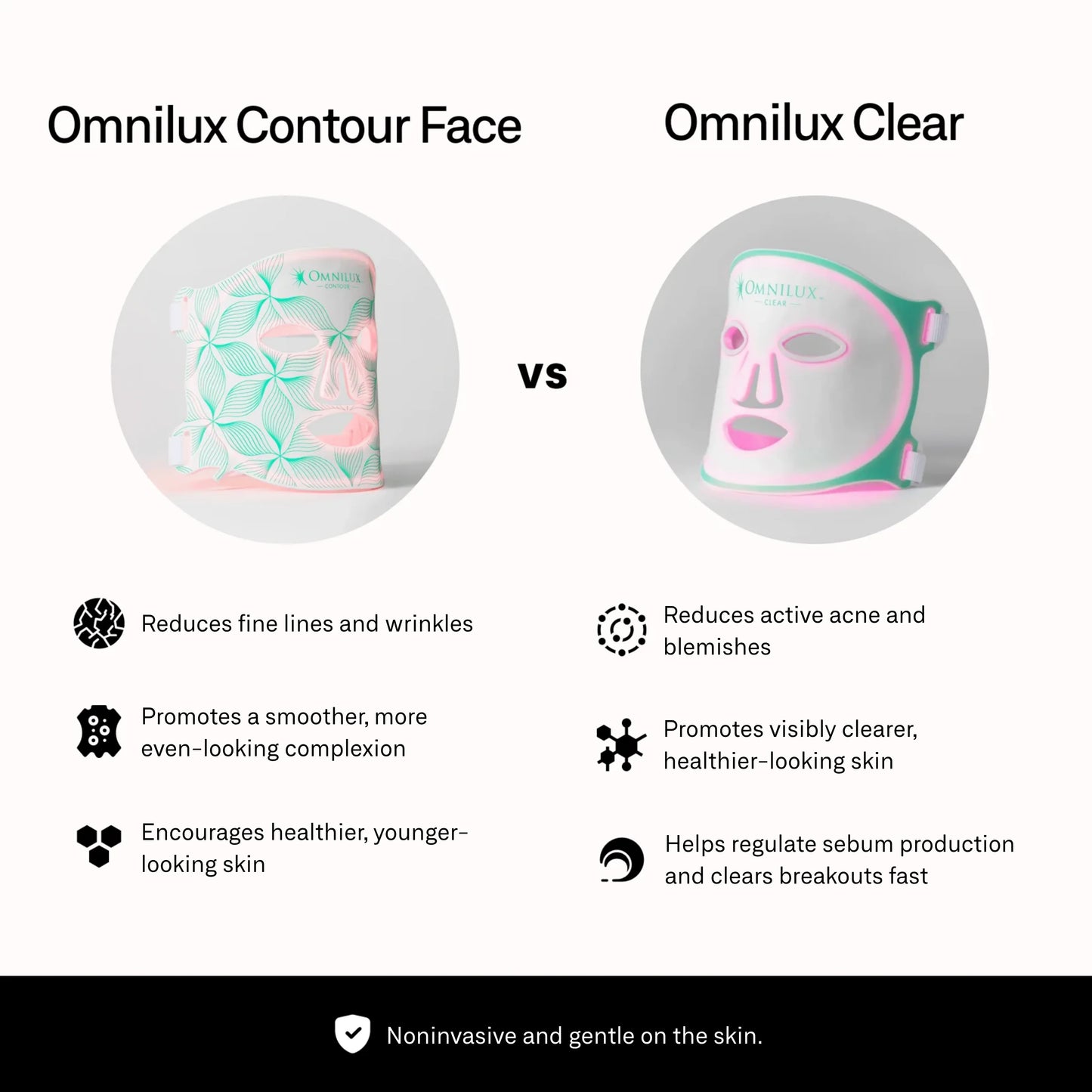 Omnilux LED Face Mask - CLEAR