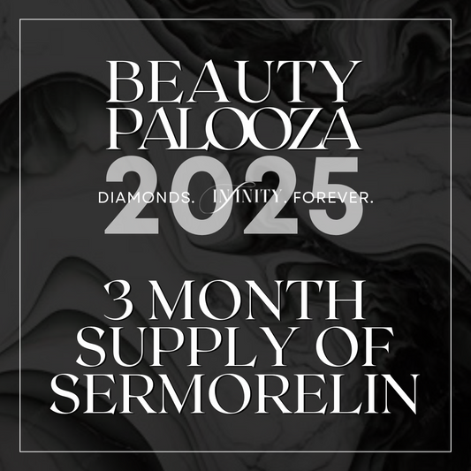 3 Month Supply of Sermorelin or CJC/Ipamorelin- Beauty Palooza 2025