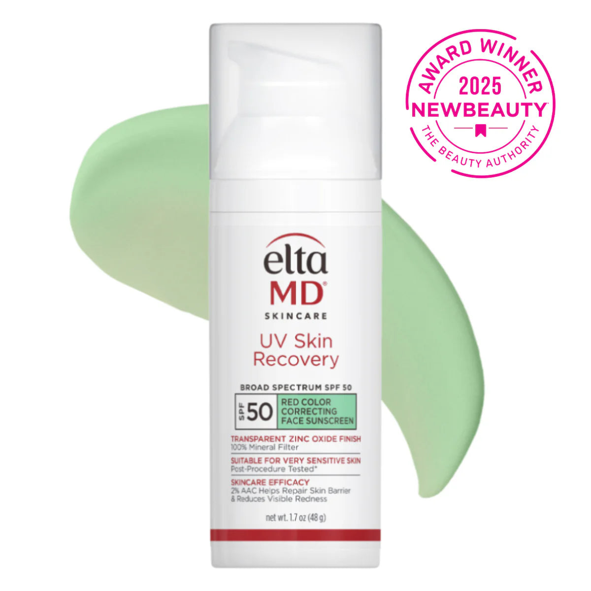 Elta MD - UV Recovery Red Color Correcting Green Tint